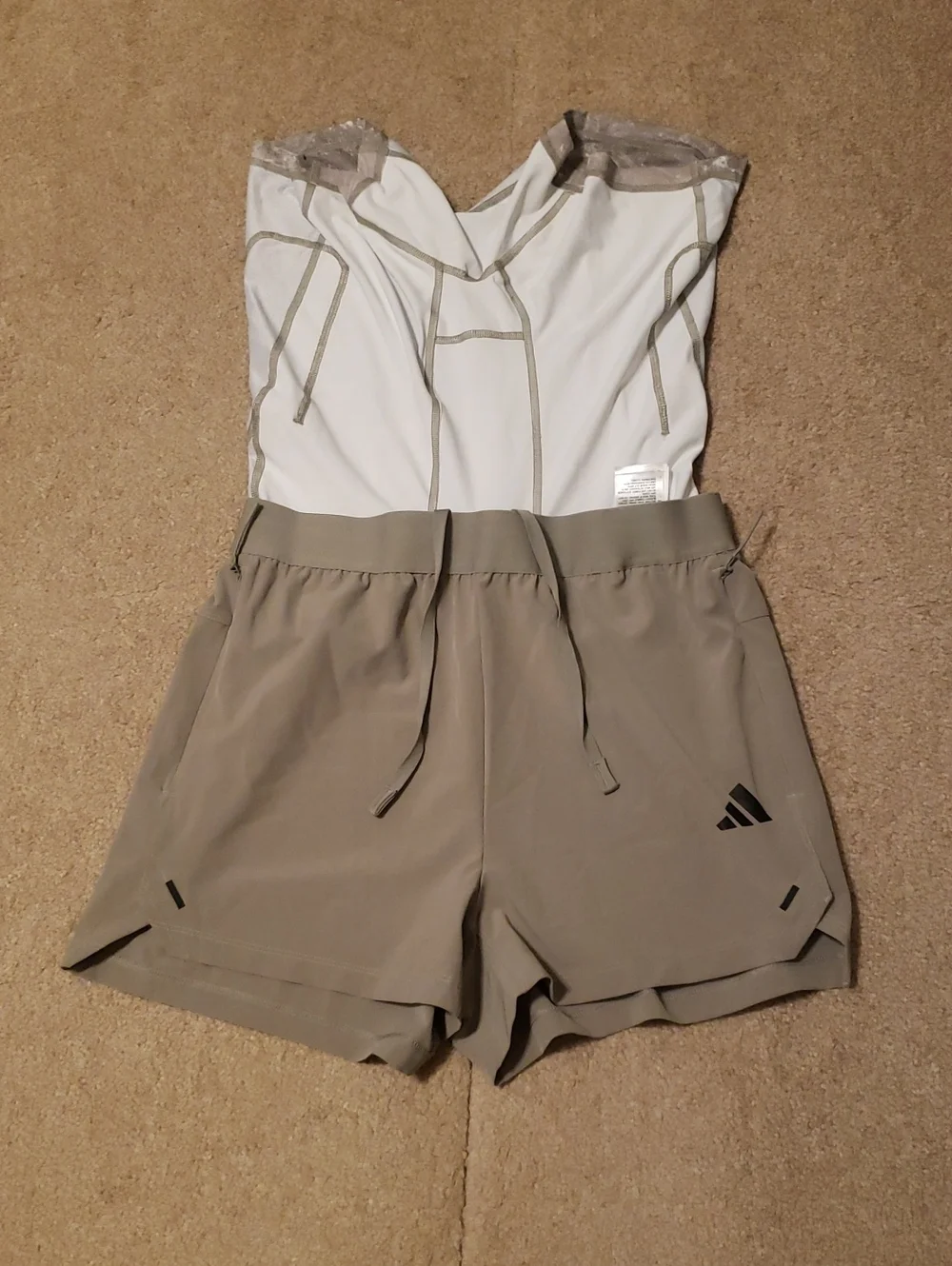Adidas Men's Green PrimeLift Workout 2in1 Shorts